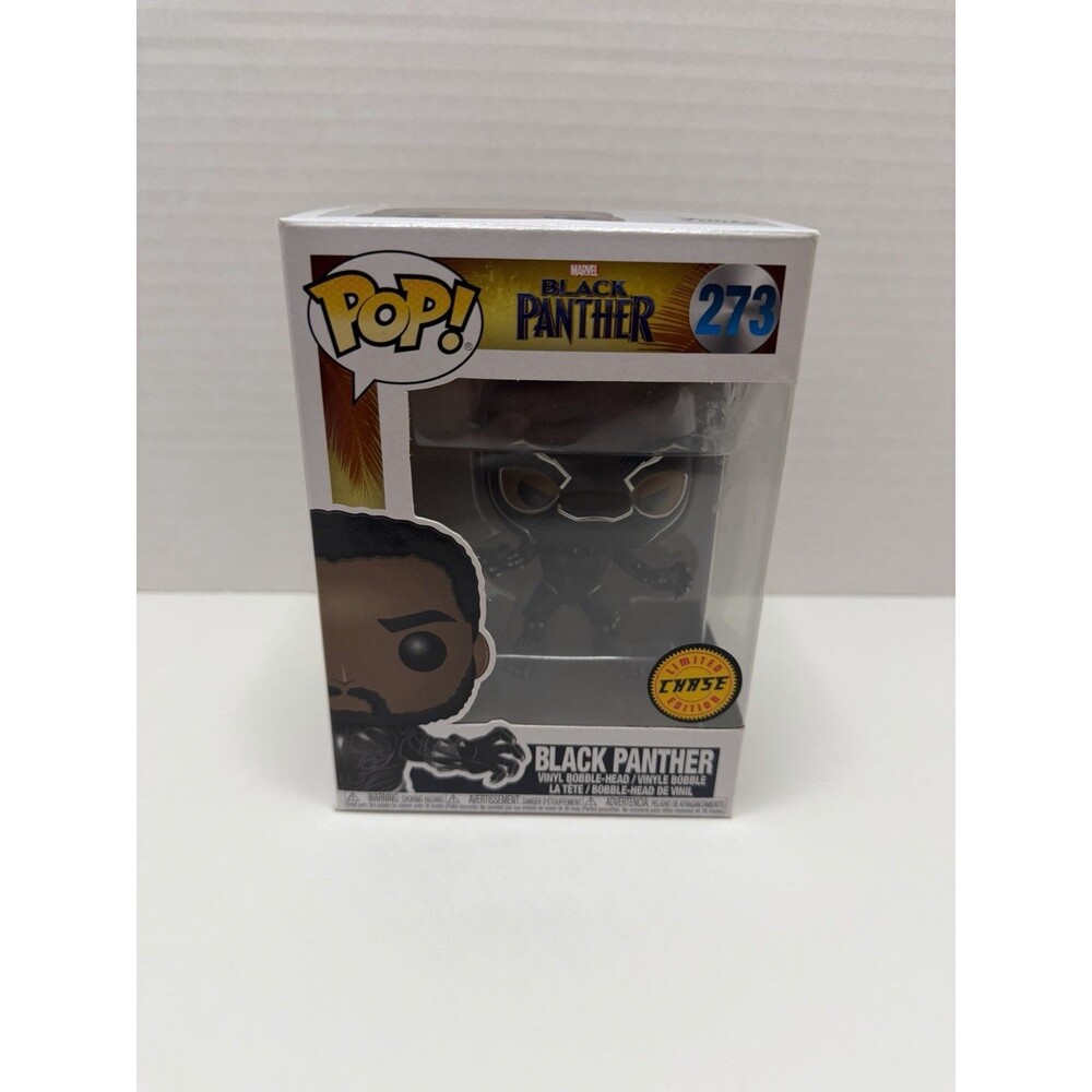 Funko Pop! Marvel Black Panther Chase Vinyl Bobble-Head Figure #273